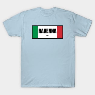 Ravenna City in Italian Flag Colors T-Shirt